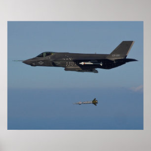 Pôster F-35C Relâmpago II