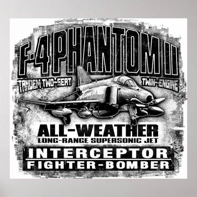 Poster F-4 Phantom II (Frente)