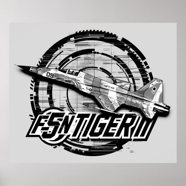 Poster F-5N Tigre II (Frente)