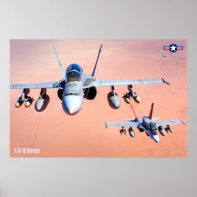POSTER F/A-18 HORNET (Frente)