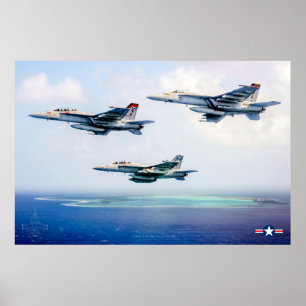 POSTER F/A-18 SUPER HORNET