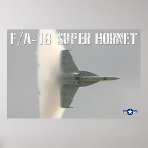 POSTER F/A-18 SUPER HORNET BOOM!