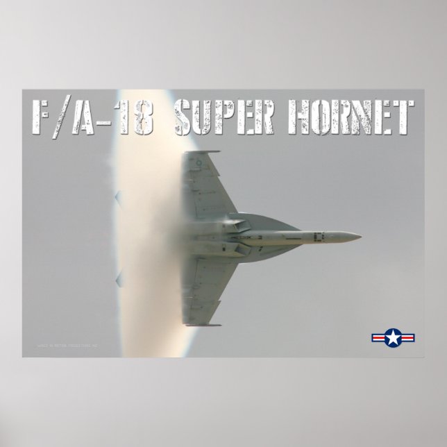 POSTER F/A-18 SUPER HORNET BOOM! (Frente)