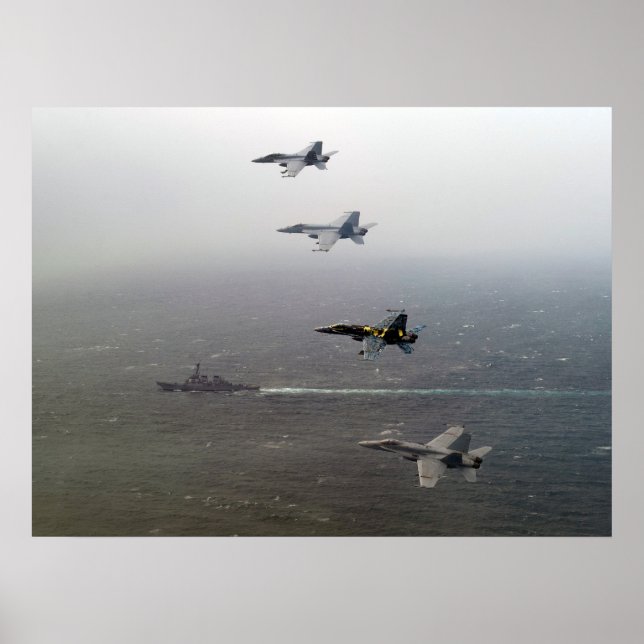 Poster F/A-18C Hornet (Frente)