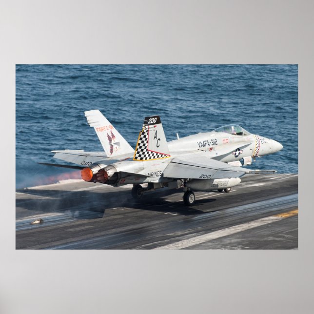 Pôster F/A-18C Hornet (Frente)