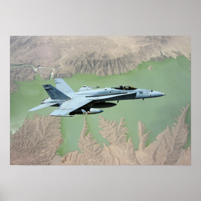 Poster F/A-18C Hornet (Frente)