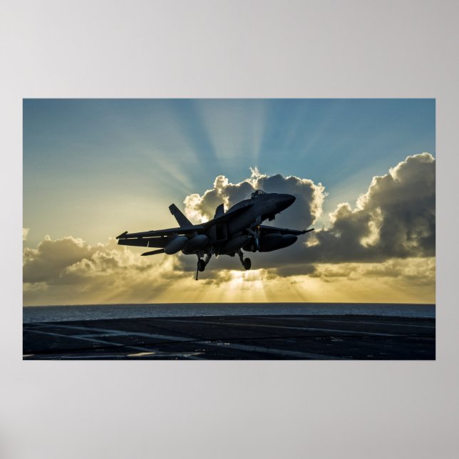 Pôster F/A-18E Super Hornet (Frente)