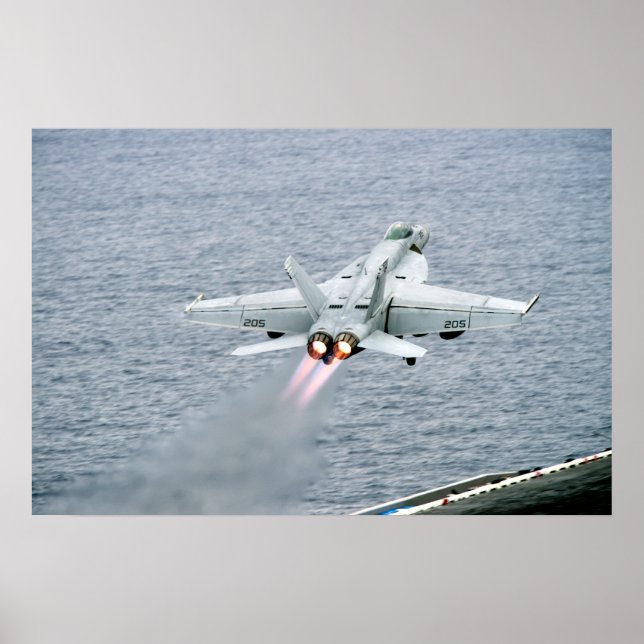 Poster F/A-18E Super Hornet (Frente)