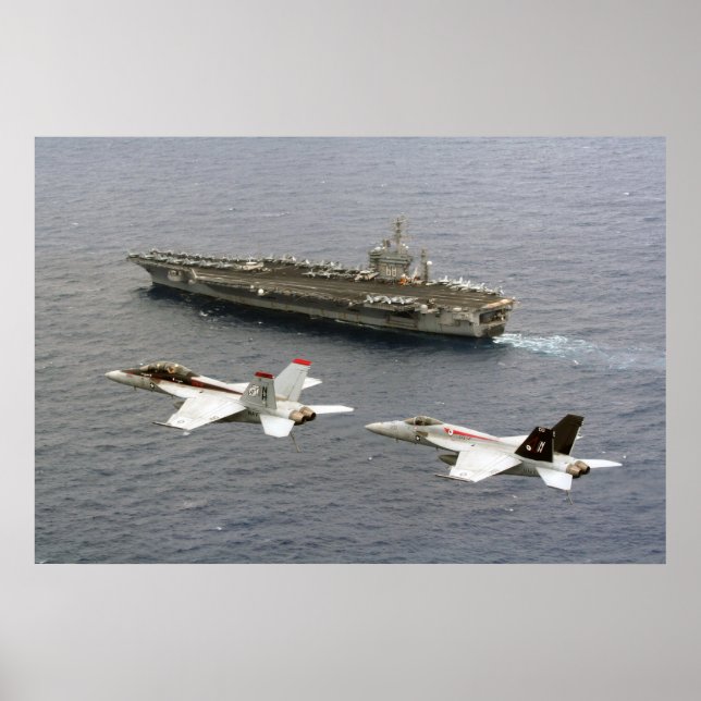 Pôster F/A-18E Super Hornet (Frente)