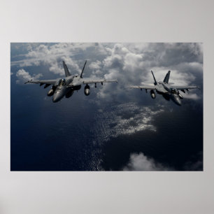 Poster F/A-18E Super Hornet