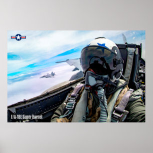 POSTER F/A-18E SUPER HORNET