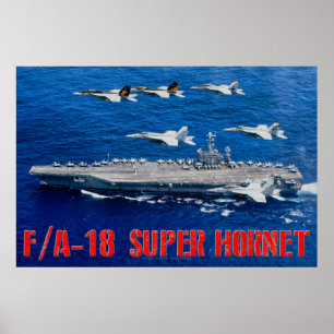 POSTER F/A-18E SUPER HORNET
