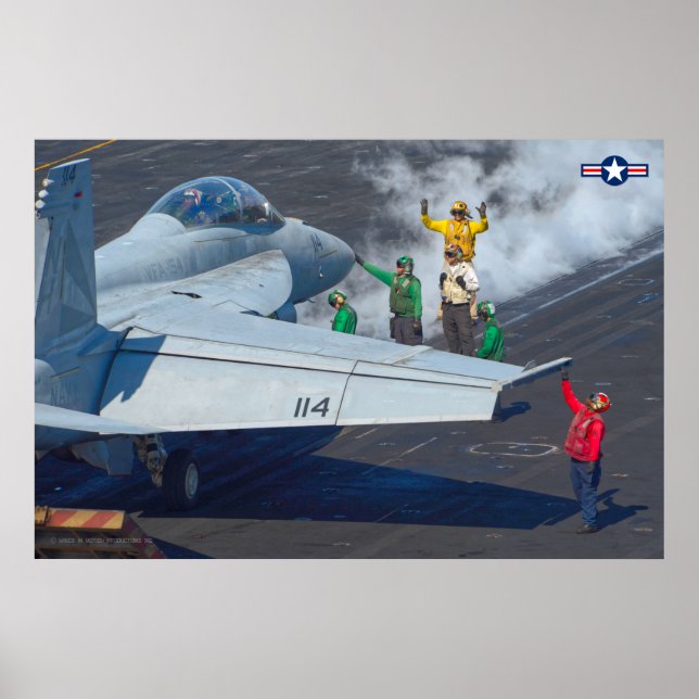 POSTER F/A-18F SUPER HORNET (Frente)