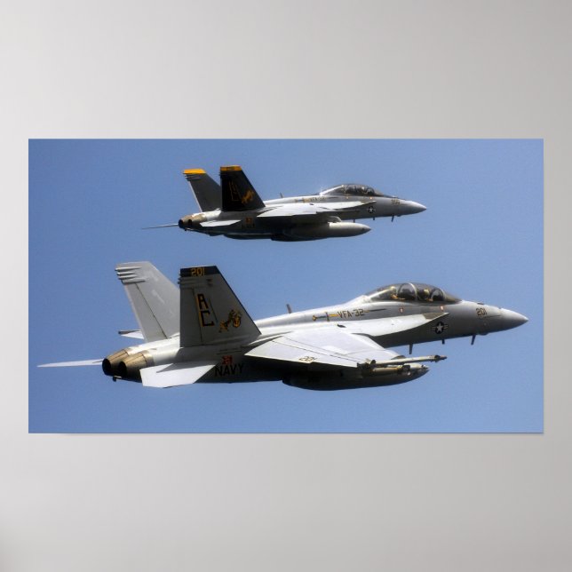 Poster F/A-18F Super Hornet (Frente)