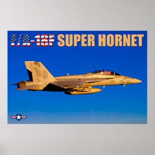 POSTER F/A-18F SUPER HORNET