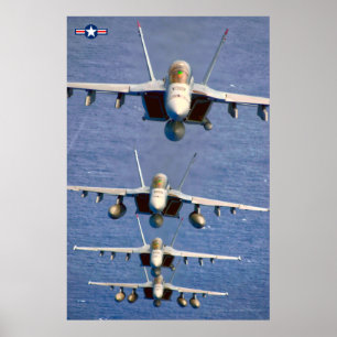 POSTER F/A-18F SUPER HORNET