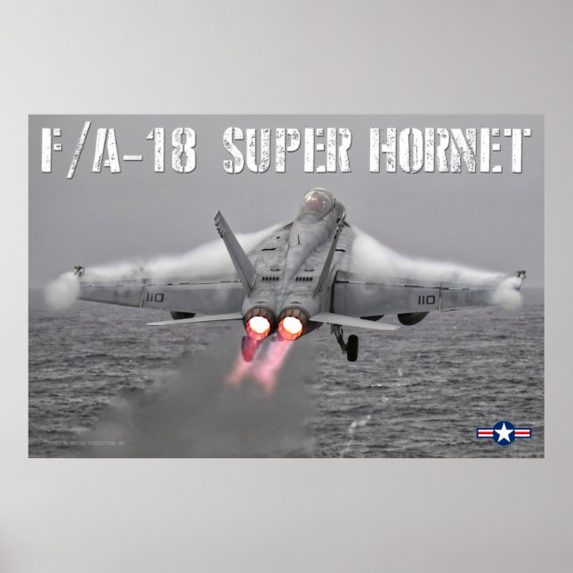 POSTER F/A-18F SUPER HORNET (Frente)
