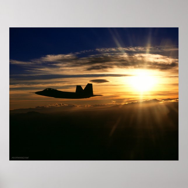 Poster F/A-22 Raptor (Frente)