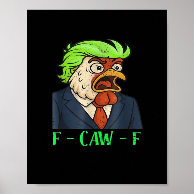 Poster F-Caw-F Chicken Essential Simple Clean (Frente)
