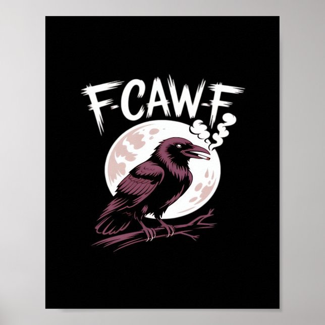Poster F-Caw-F Classic Minimal Clean (Frente)