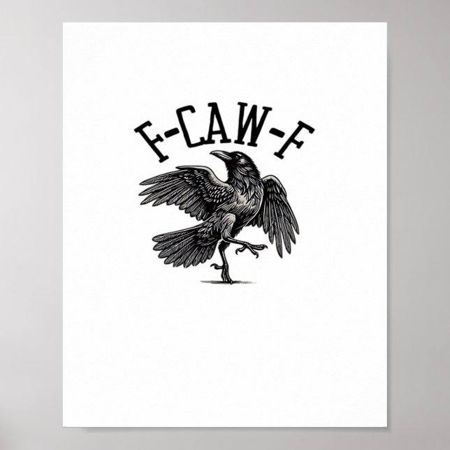 Poster F Caw F Crow Creative Casual (Frente)