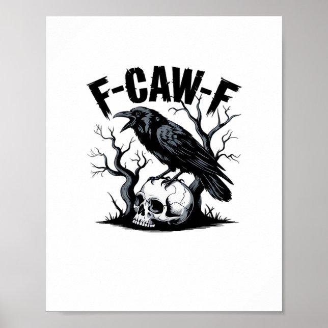Poster F Caw F Essential Minimal Clean Design (Frente)