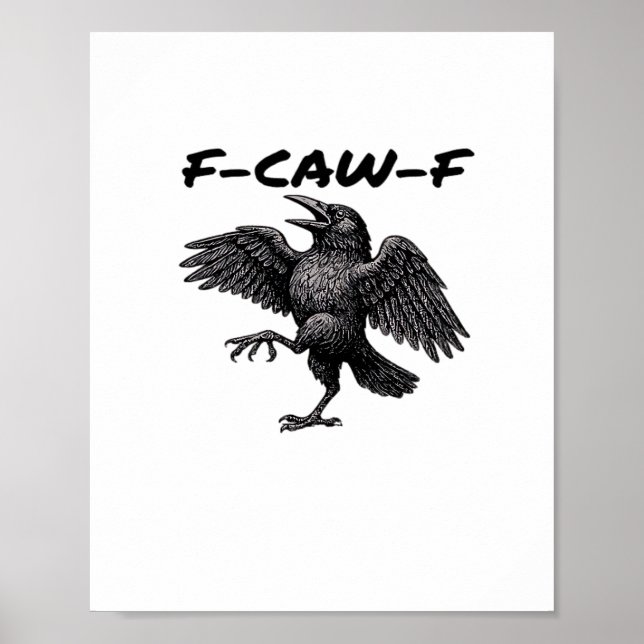 Poster F Caw F Essential Vintage Graphic Look (Frente)