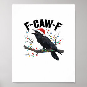 Poster F Caw F Estilo Casual Criativo Essencial