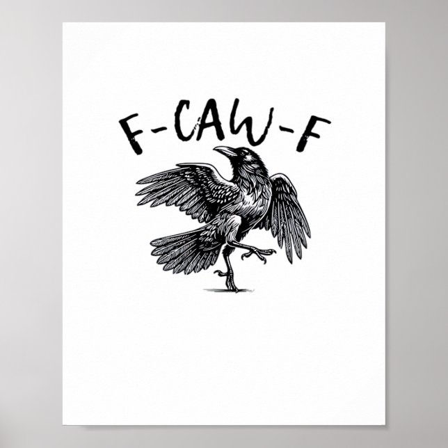 Poster F Caw F Estilo Clássico Essencial (Frente)