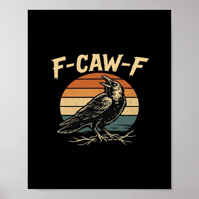 Poster F-Caw-F Funny Trendy (Frente)
