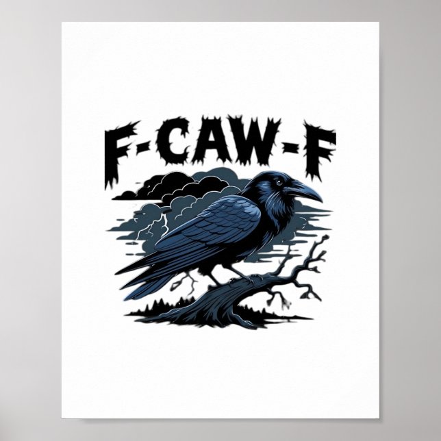 Poster F-Caw-F Minimal Clean (Frente)
