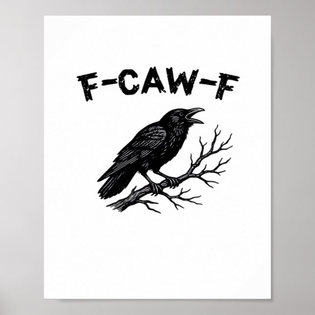 Poster F-Caw-F Minimal Clean (Frente)
