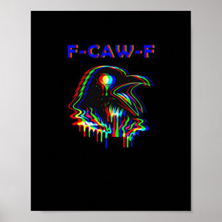 Poster F-Caw-F Música de Festa de Halloween Essencial