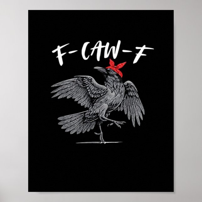 Poster F-Caw-F Retro Classic (Frente)