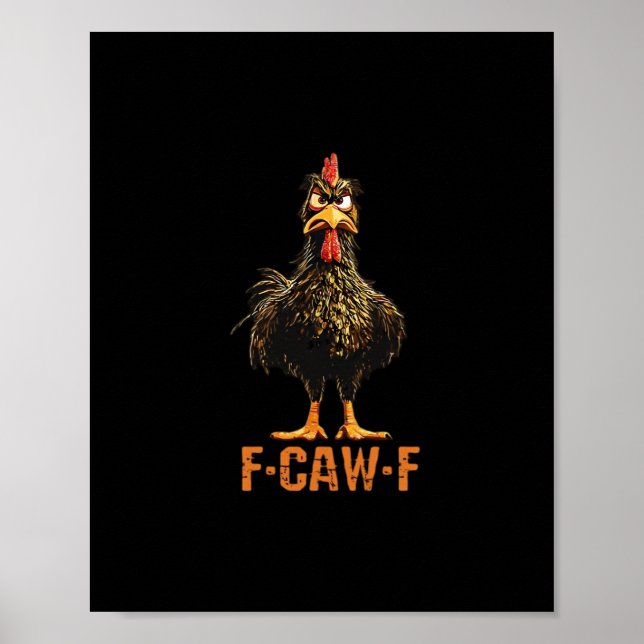 Poster F-Caw-F Simple Clean (Frente)