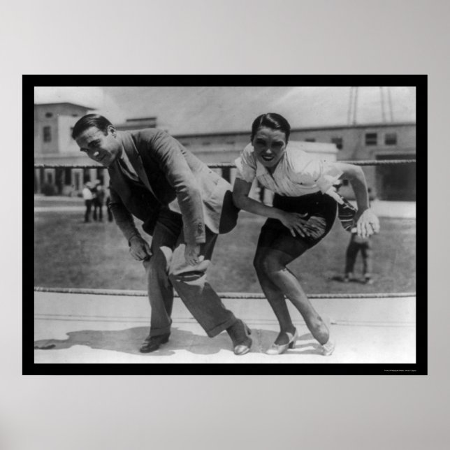 Poster F. Farnum Ensinando uma Atriz no Charleston 1925 (Frente)