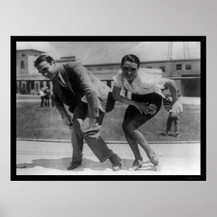 Poster F. Farnum Teaching uma atriz o Charleston 1925