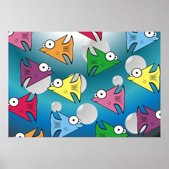 Pôster F is for Fishy! (Frente)