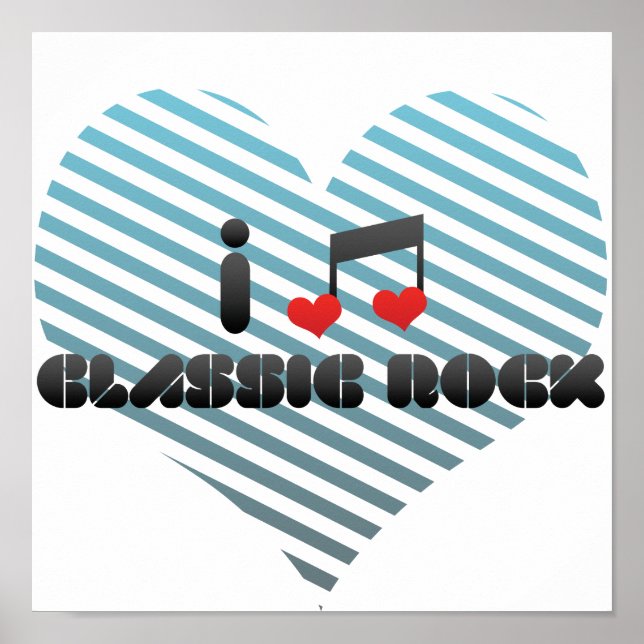 Poster Fã Classic Rock (Frente)