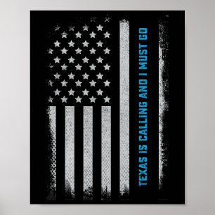 Poster Fã de Esportes de Futebol do Texas Hóquei no Gelo 