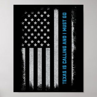 Poster Fã de Esportes de Futebol do Texas Hóquei no Gelo 