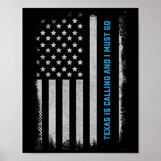 Poster Fã de Esportes de Futebol do Texas Hóquei no Gelo  (Frente)