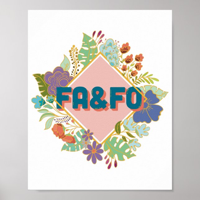 Poster FA&FO - Coloque-se e descubra (Frente)
