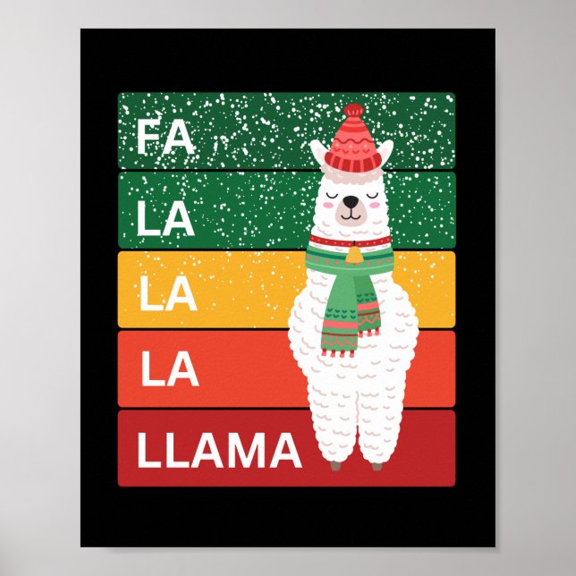 POSTER FA LA LA LLAMA (Frente)