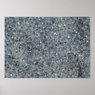 Pôster Faaux Cinza Sparkle