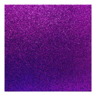 Pôster Faaux Purple Violet Glitter Background Sparkle