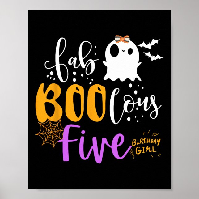 Poster Fab Boo Lous, 5 Anos, Ghost Boo Halloween 5 Bi (Frente)