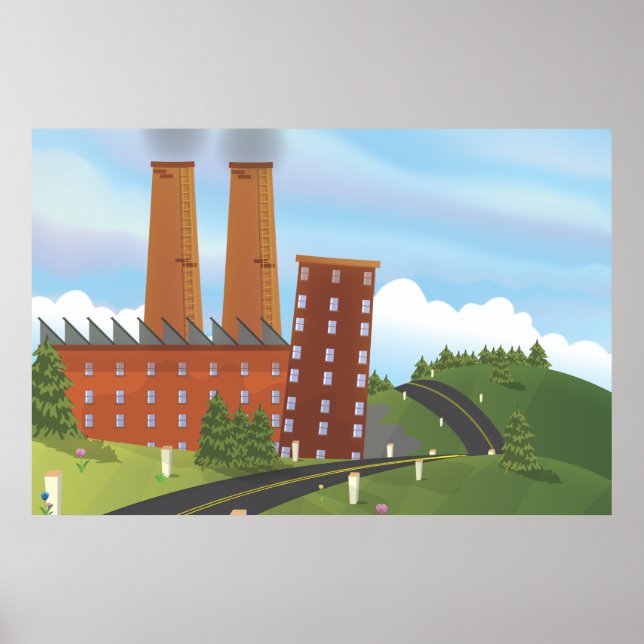 Poster Fábrica de Chocolate (Frente)