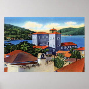 Pôster Fábrica do rum de Charlotte Amalie Virgin Islands