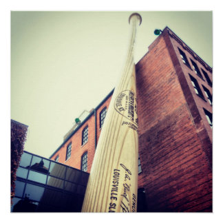 Pôster Fábrica e Poster do Museu Louisville Slugger